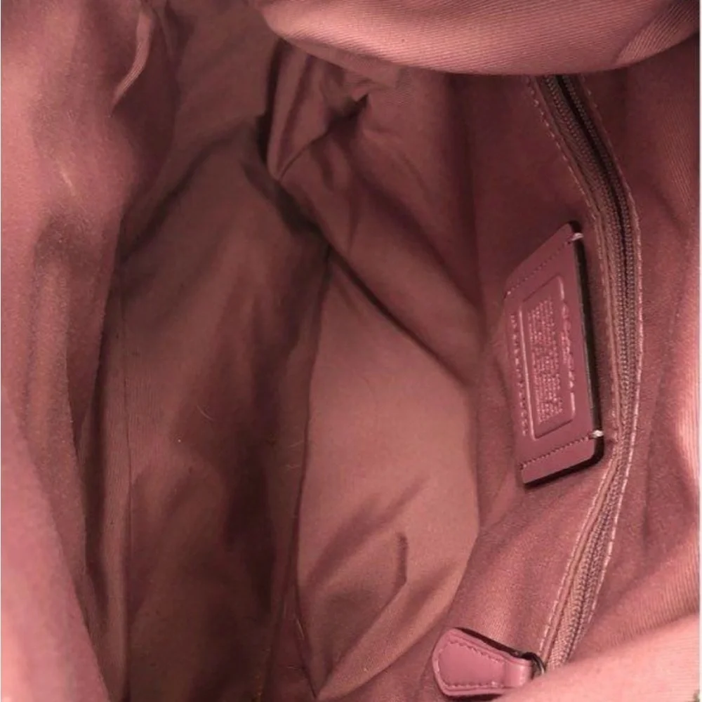 Coach Charlie Pink Leather Backpack F30550
